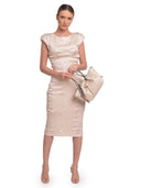 Luisa Vannini borsa a mano LIDIA pelle naturale-beige