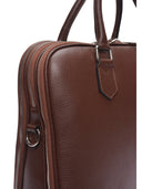 Luisa Vannini Borsa porta PC SIMONA pelle naturale-Marrone