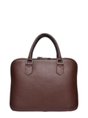 Luisa Vannini Borsa porta PC SIMONA pelle naturale-Marrone