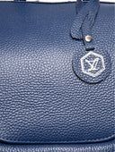 Luisa Vannini Rucsac Liana piele naturala Albastru denim