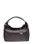 Luisa Vannini borsa Hobo TAMARA pelle naturale-Marrone Scuro