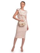 Luisa Vannini Borsa a tracolla SEVERINE pelle naturale-beige