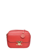 Luisa Vannini Borsa a tracolla SEVERINE in vera pelle-Rosso