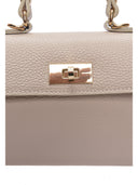 Luisa Vannini borsa a mano SYLVIE in vera pelle - beige