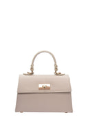 Luisa Vannini borsa a mano SYLVIE in vera pelle - beige