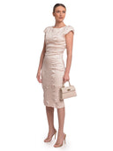 Luisa Vannini borsa a mano SYLVIE in vera pelle - beige