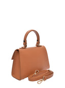 Luisa Vannini borsa a mano SYLVIE in vera pelle-Cognac