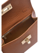 Luisa Vannini borsa a mano SYLVIE in vera pelle-Cognac