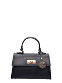Borsa a mano Luisa Vannini SYLVIE in vera pelle-Nero