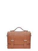 Luisa Vannini borsa a mano MIHAELA in vera pelle - Cognac