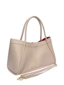 Luisa Vannini Borsa a mano PAULA in vera pelle - beige