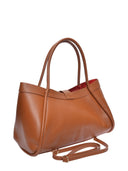 Luisa Vannini Borsa a mano PAULA in pelle naturale-Cognac