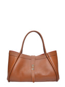 Luisa Vannini Borsa a mano PAULA in pelle naturale-Cognac