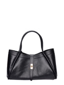 Luisa Vannini Borsa Tote PAULA pelle naturale-Nero