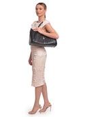 Luisa Vannini Borsa Tote PAULA pelle naturale-Nero