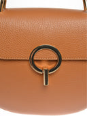 Luisa Vannini Borsa a tracolla INGRID in vera pelle-Cognac