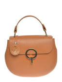 Luisa Vannini Borsa a tracolla INGRID in vera pelle-Cognac