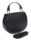 Luisa Vannini Borsa a tracolla INGRID in vera pelle-Nero