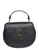 Luisa Vannini Borsa a tracolla INGRID in vera pelle-Nero