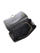 Luisa Vannini Borsa a tracolla INGRID in vera pelle-Nero