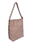 Luisa Vannini borsa Hobo ROXANA in vera pelle - Rosa cipria