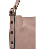 Luisa Vannini borsa Hobo ROXANA in vera pelle - Rosa cipria