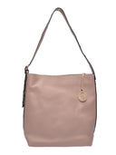 Luisa Vannini borsa Hobo ROXANA in vera pelle - Rosa cipria