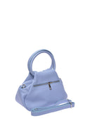 Luisa Vannini borsa a mano YVONNE in vera pelle-Azzurro