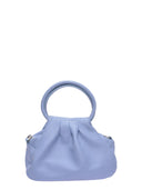 Luisa Vannini borsa a mano YVONNE in vera pelle-Azzurro
