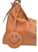 Luisa Vannini borsa Hobo ELIANA in vera pelle color cognac