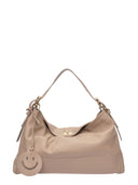 Luisa Vannini borsa Hobo ELIANA in pelle naturale-tortora