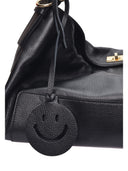 Luisa Vannini borsa Hobo ELIANA in vera pelle-Nero