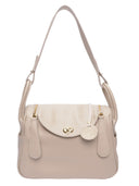 Luisa Vannini Geanta de umar Madeleine piele naturala-bej