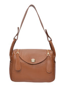 Luisa Vannini Borsa a tracolla Madeleine pelle naturale-cognac