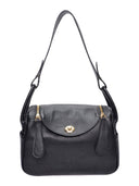 Luisa Vannini Borsa a tracolla Madeleine in pelle naturale-Nero