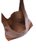 Luisa Vannini borsa Hobo ANNA pelle naturale-Cognac