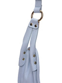 Luisa Vannini Borsa a tracolla RENATA in vera pelle - Azzurro