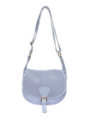 Luisa Vannini Geanta postas RENATA piele naturala-Albastru deschis