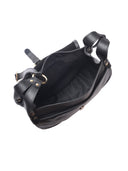 Luisa Vannini Borsa a tracolla RENATA in vera pelle - Nero