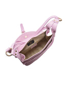 Luisa Vannini Borsa a tracolla RENATA in vera pelle - rosa