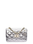 Luisa Vannini Geanta postas GISELLE piele naturala-Argintiu