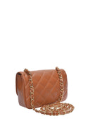 Luisa Vannini Borsa a tracolla GISELLE pelle naturale-Cognac