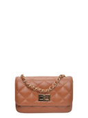 Luisa Vannini Borsa a tracolla GISELLE pelle naturale-Cognac