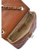 Luisa Vannini Borsa a tracolla GISELLE pelle naturale-Cognac