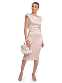 Luisa Vannini Borsa a tracolla Amaryllis in vera pelle-beige