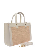 Luisa Vannini Borsa Tote VERONIKA in pelle naturale-beige