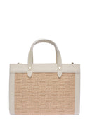 Luisa Vannini Borsa Tote VERONIKA in pelle naturale-beige