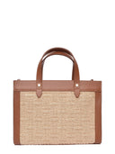 Luisa Vannini Borsa a mano VERONIKA in vera pelle color cognac