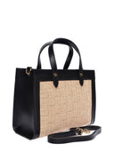 Luisa Vannini Borsa Tote VERONIKA in vera pelle-Nero