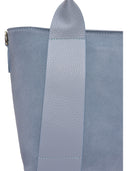 Luisa Vannini Borsa Tote FREYA in pelle naturale-Azzurro